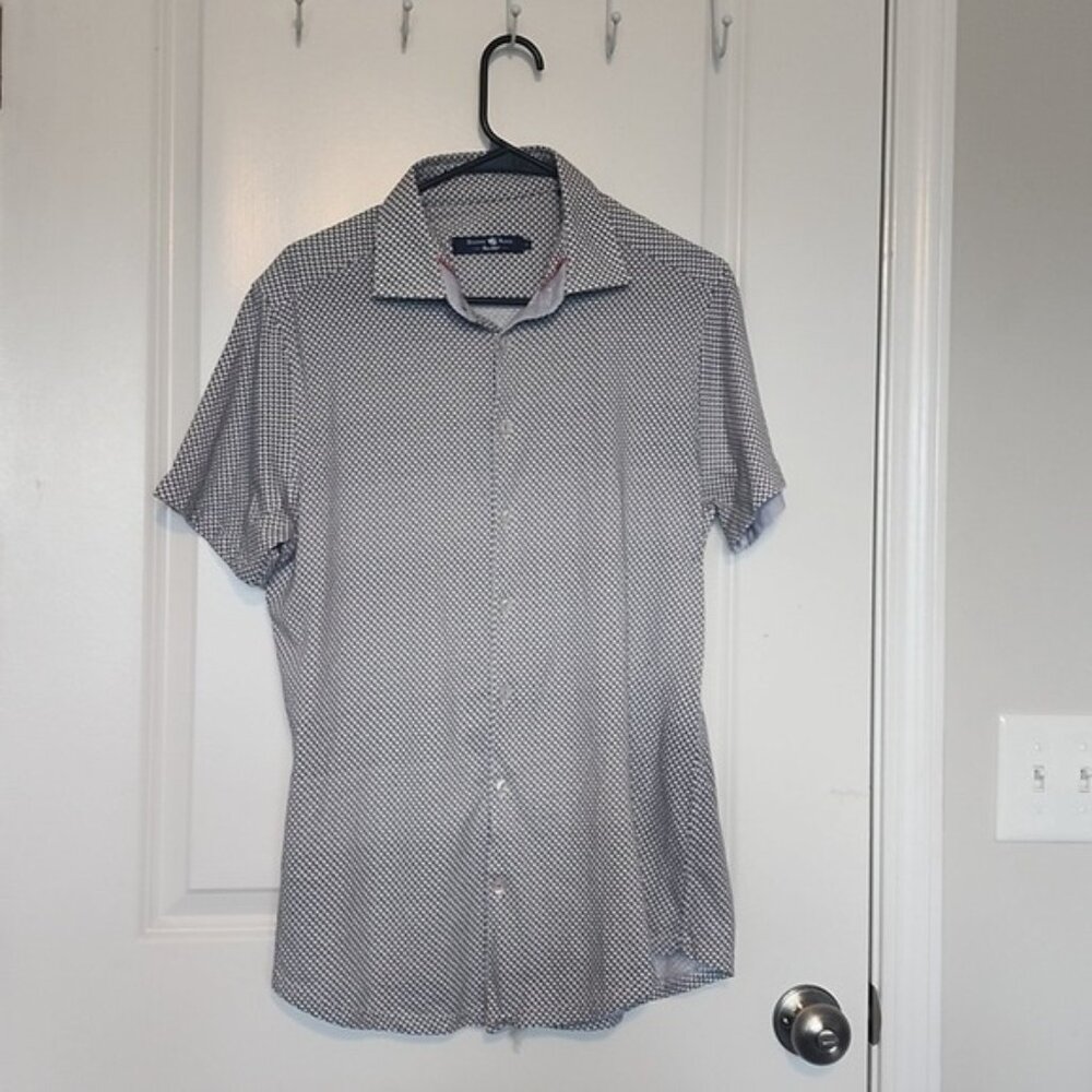 STONE ROSE Cotton shorts sleeve shirt size medium